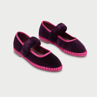 Bailarinas Flabelus terciopelo elástico Mafalda