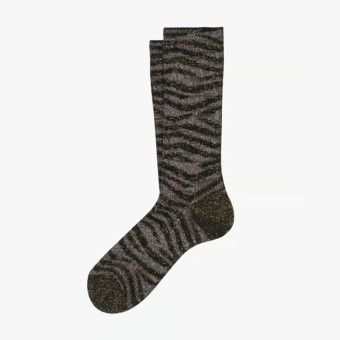 Calcetines Mujer Ant45 Animal Print Marrón Malden