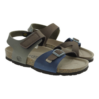 Sandalias niño marrones Genuins Melos