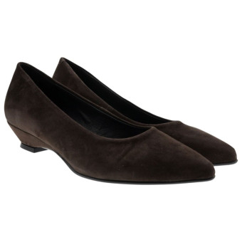 Zapatos mujer piel ante tacón bajo Gaimo Meriel