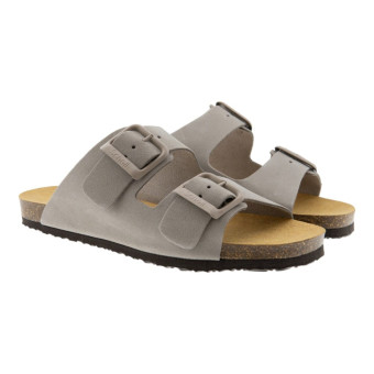 Sandalias Scholl Mujer Dos Hebillas Beig Micole