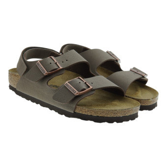 Sandalias marrones niño hebillas Birkenstock Milano As Kids