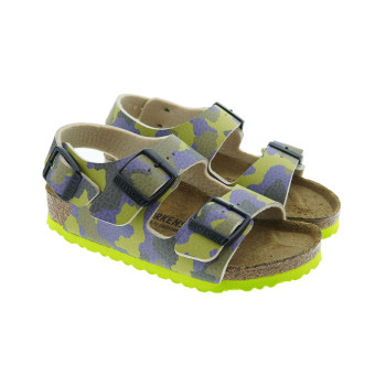 Sandalias bio camuflaje niño Birkenstock Milano Kids BF