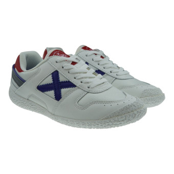 Zapatillas Niño Munich Blancas Mini Goal