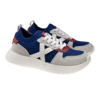 Sneakers Tejido Transpirable Azul Niño Munich Minnet