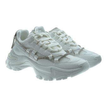 Sneakers Blancas Chunky Malla Miracles Steve Madden