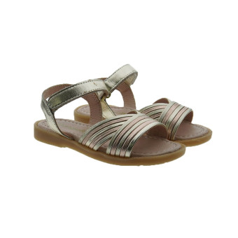 Sandalias niña metalizadas velcro Conguitos MV1 30062