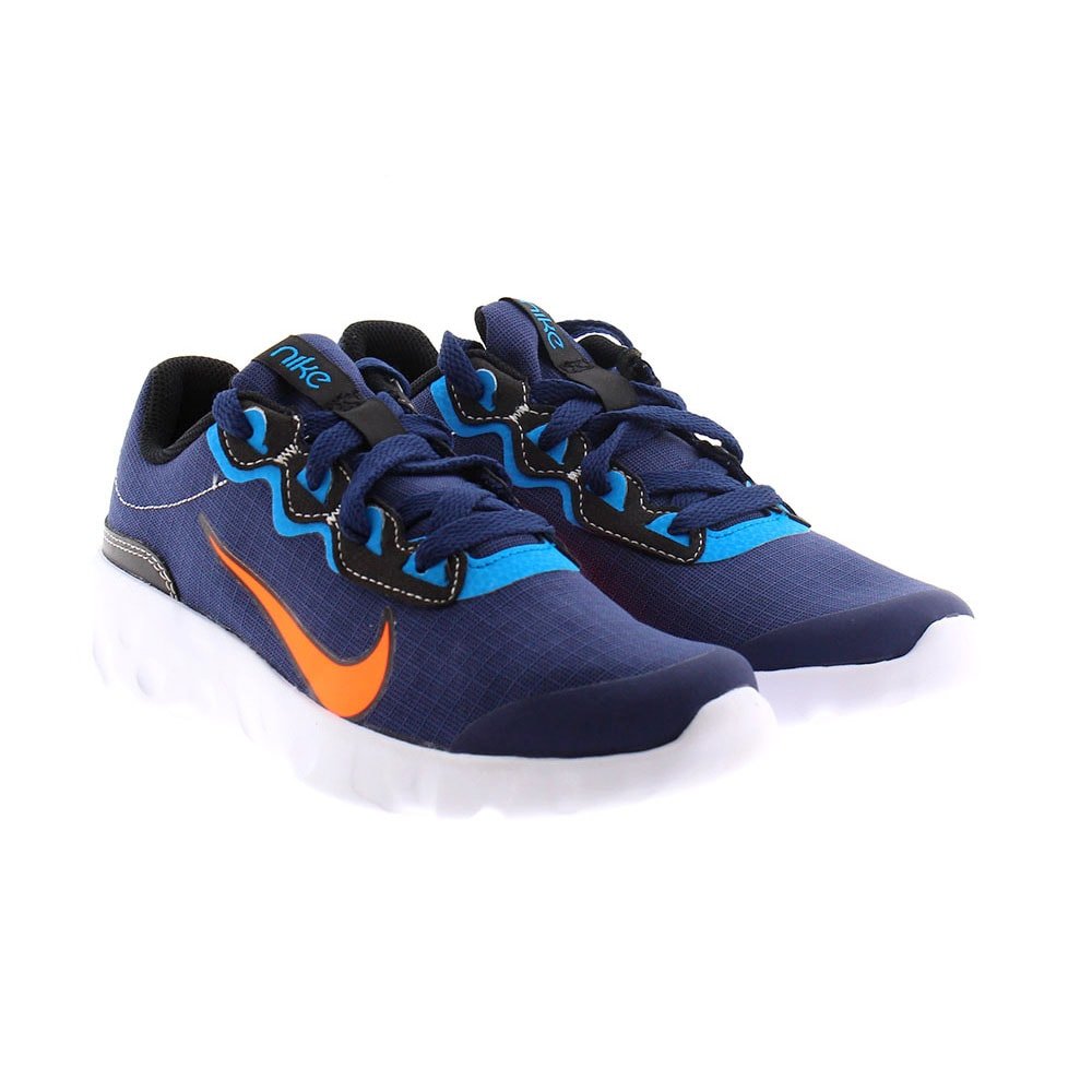 Deportivas nylon azul y naranja cordones Nike Explore Ff