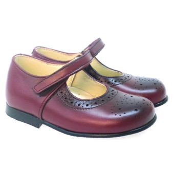 Merceditas vestir velcro piel picado Carrile
