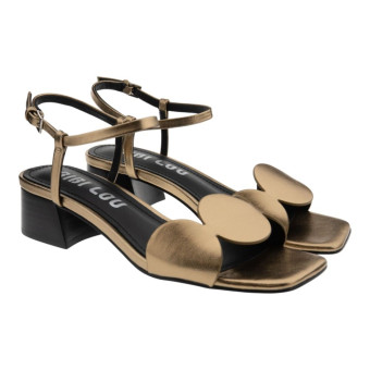 Sandalias tacón bajo bronce Bibilou Onami Sandal 40