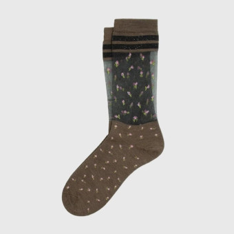 Calcetines lana transparentes flores Ant45 Peng