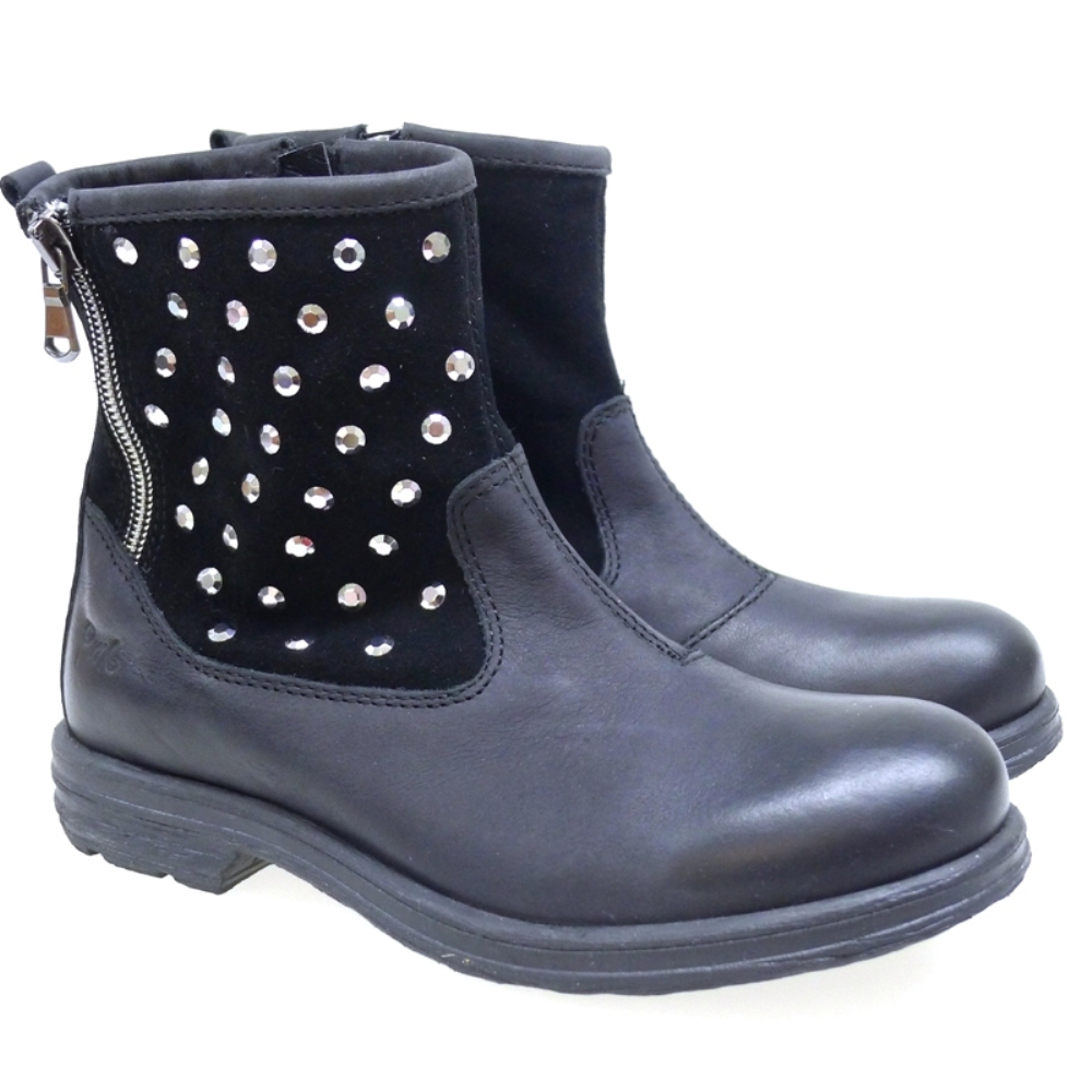 Botines moteros piel tachas Primigi Sachiko