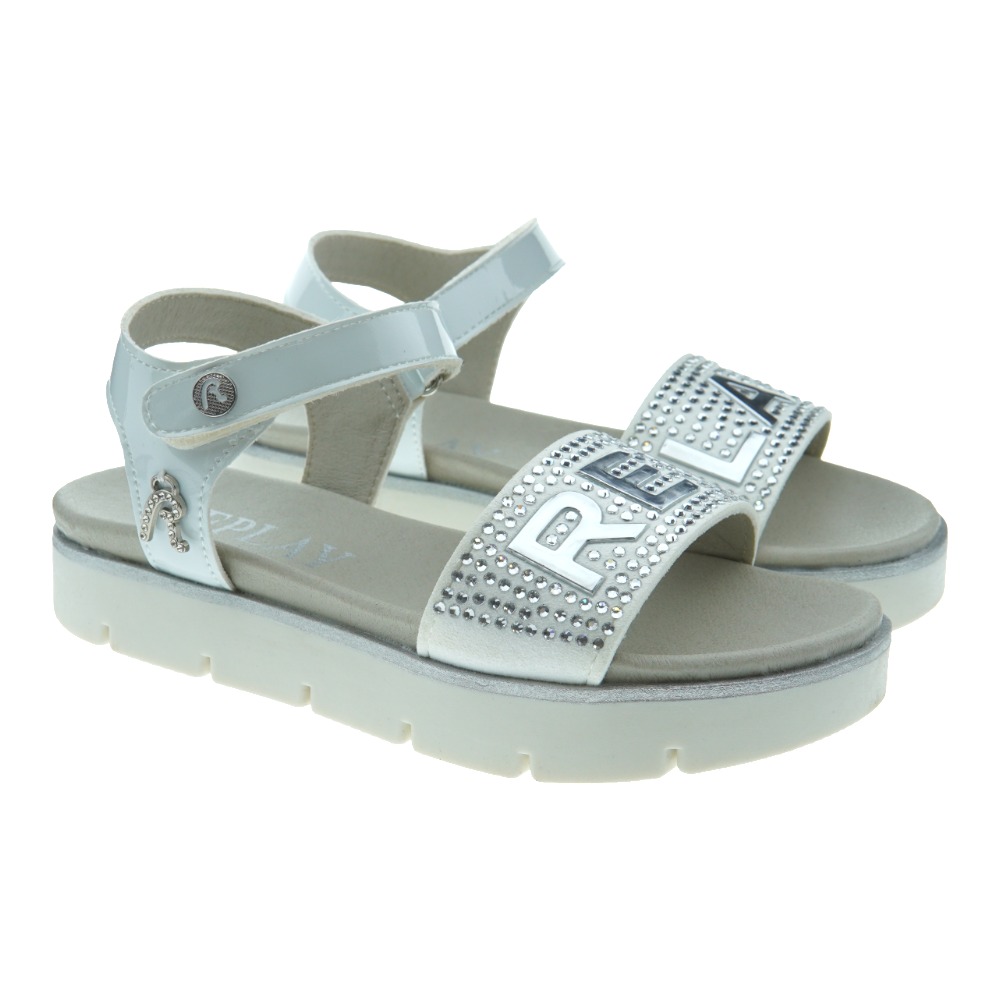 Sandalias niña velcro logo Replay Sandal 2