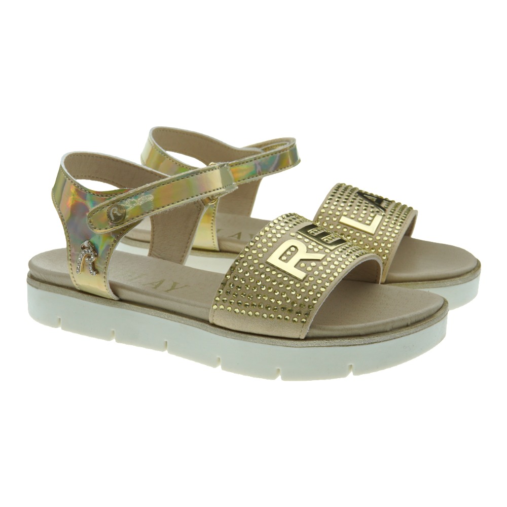 Sandalias niña velcro logo Replay Sandal 2