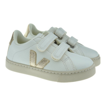 Sneakers niña velcros metalizados Veja Small Splar V