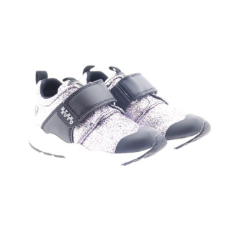 Zapatilla glitter velcro Naturino Sport 555