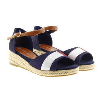 Alpargatas niña purpurina Tommy Hilfiger T3A2-30655