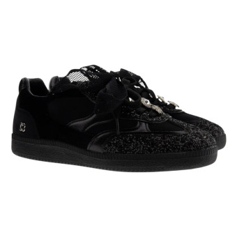 Sneakers negras glitter y brillantes Noa Harmon Ten