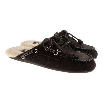 Mules piel ante borreguillo Bibilou Violetta 
