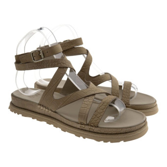 Sandalias Ugg romanas ante arena Goldengaze Embossed