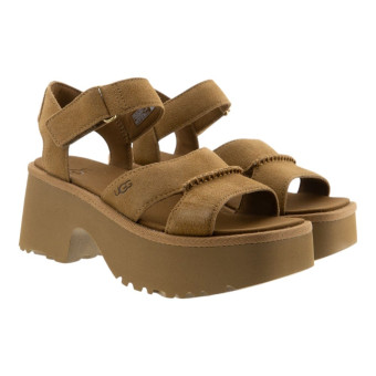 Sandalias tacón plataforma mujer ante camel Ugg W NEW HEIGHTS