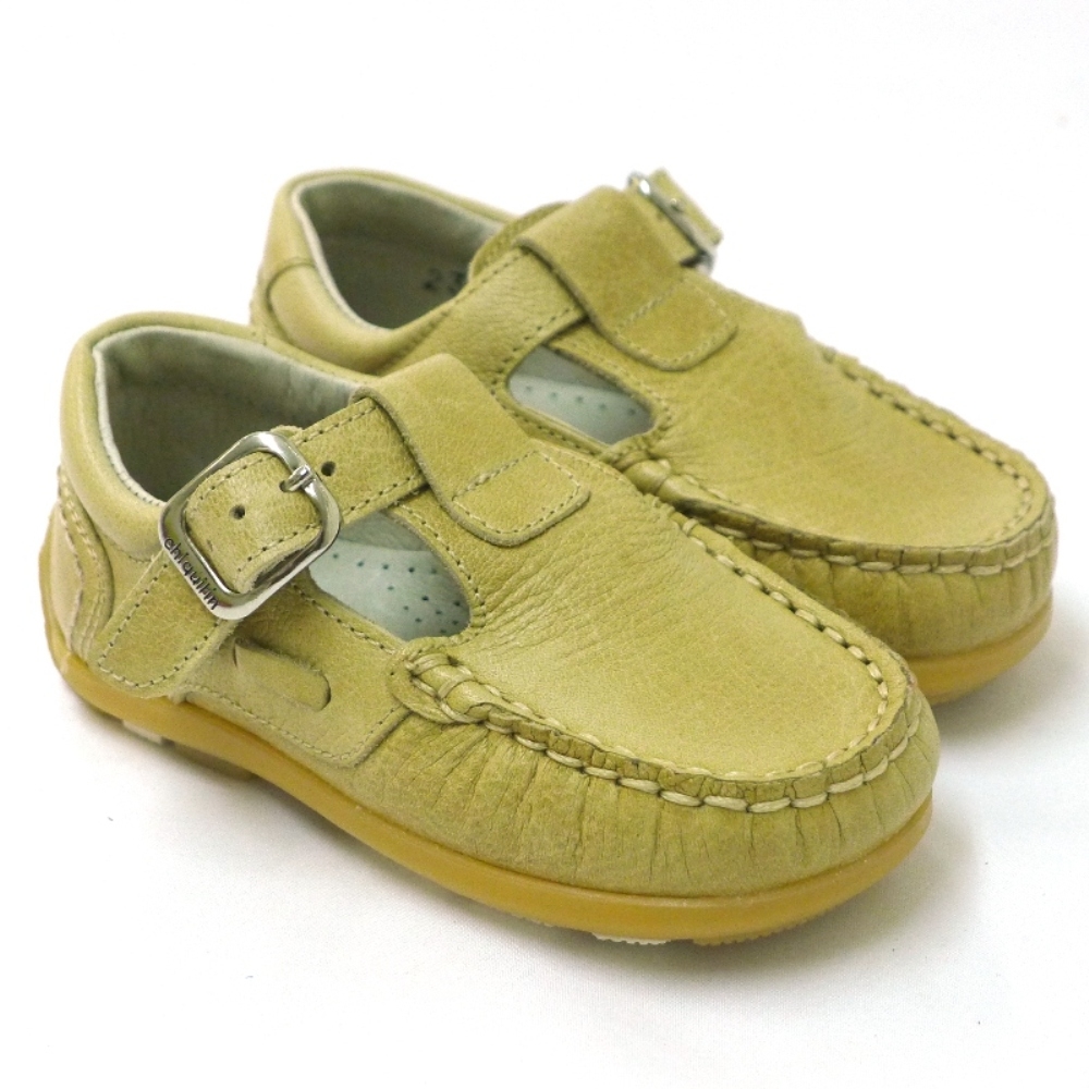 Zapato pepito niño piel hebilla