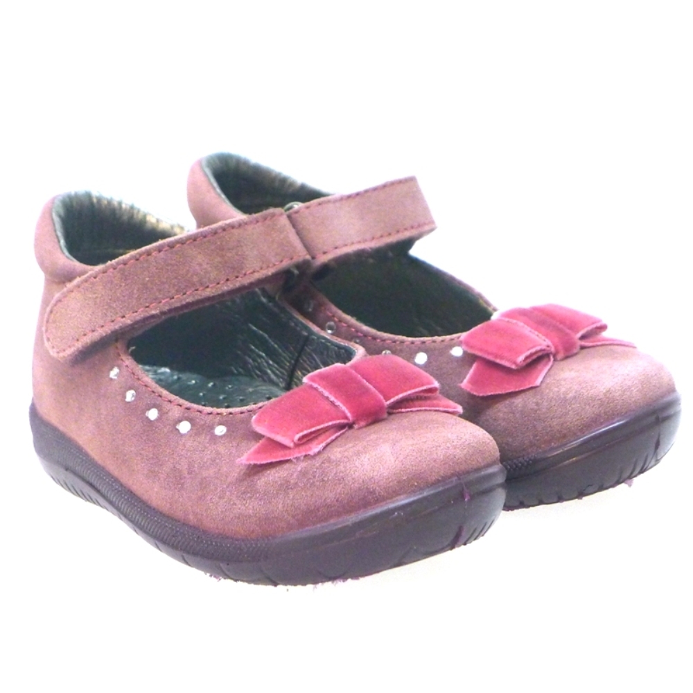 Bota Mercedes Primeros Pasos Nobuck Rosa Falcotto F-785