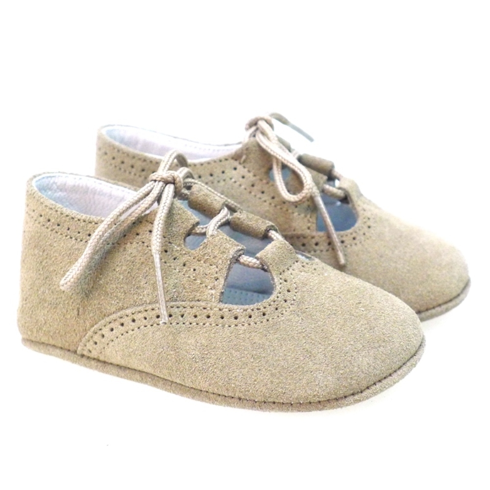 Zapato galés piel bebé sin piso Carrile