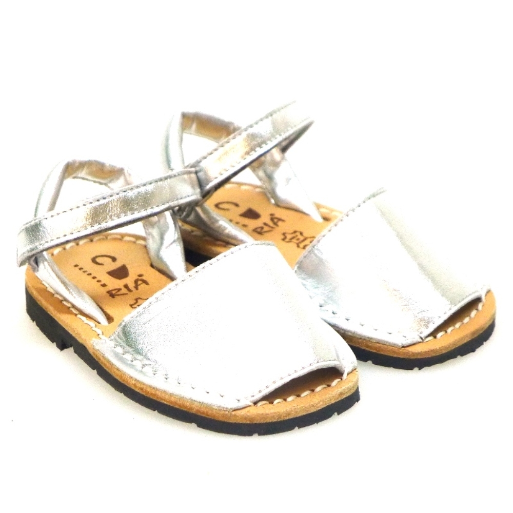 Abarcas metalizadas velcro Ria 20090