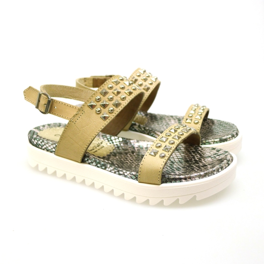 Sandalia Con Plataforma Andrea Morelli C53132 Marron