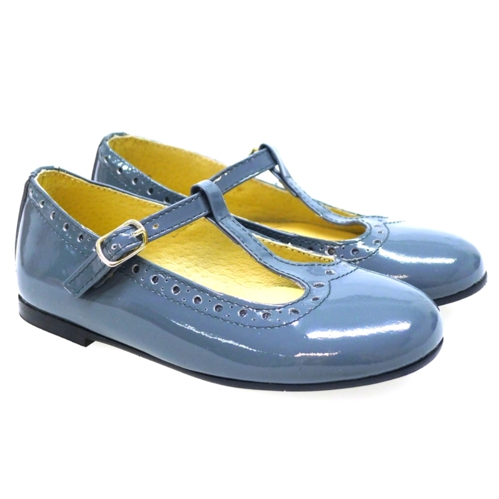 Zapato sandalia niña charol Clarys 4509