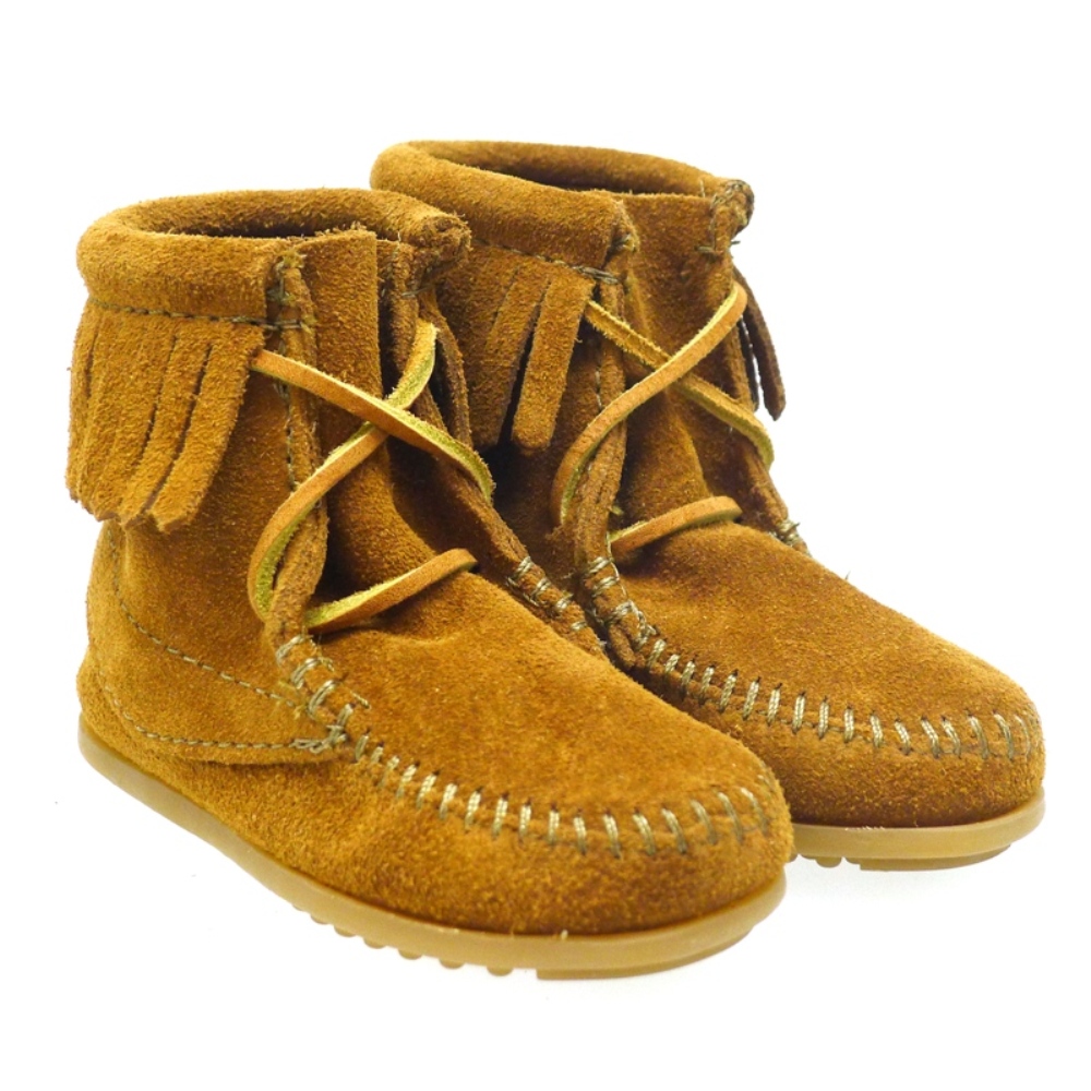 Botín indio niña Minnetonka Kids Tramper Boot Cuero