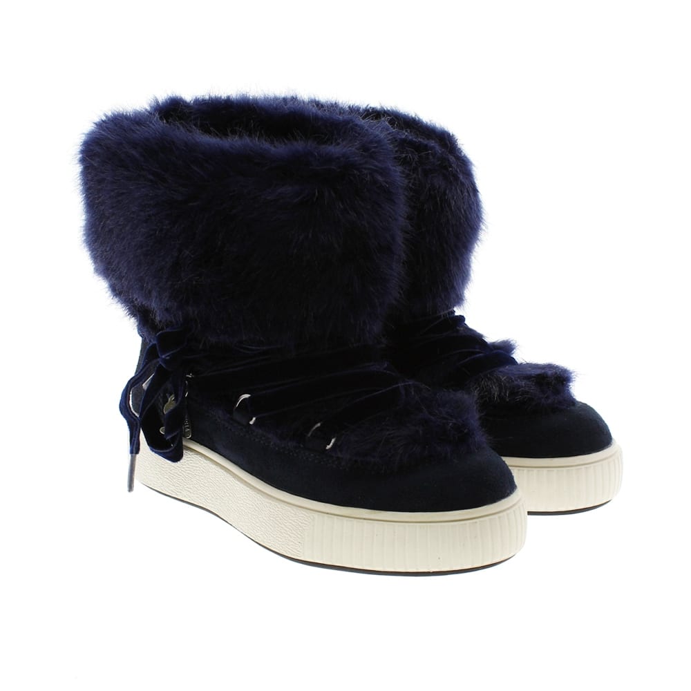 Bota furry niña Replay Blondes azul