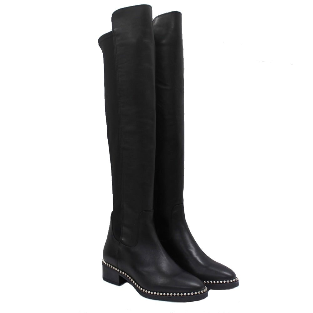 Bota mosquetera tachas Alpe 35412005 Negro