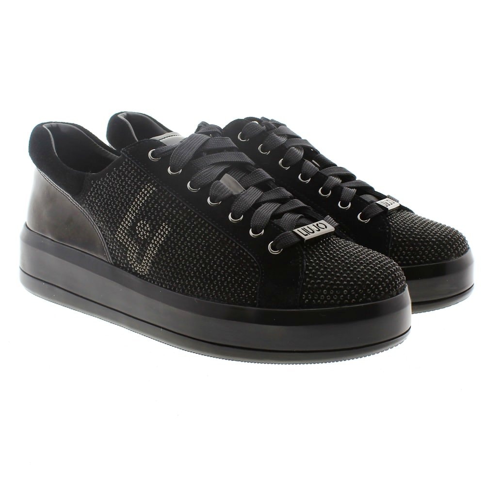 Deportivas casual strass Liu Jo Kim 07B68019 Negro