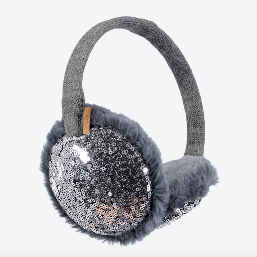 Orejeras lentejuelas gris Barts BA4191