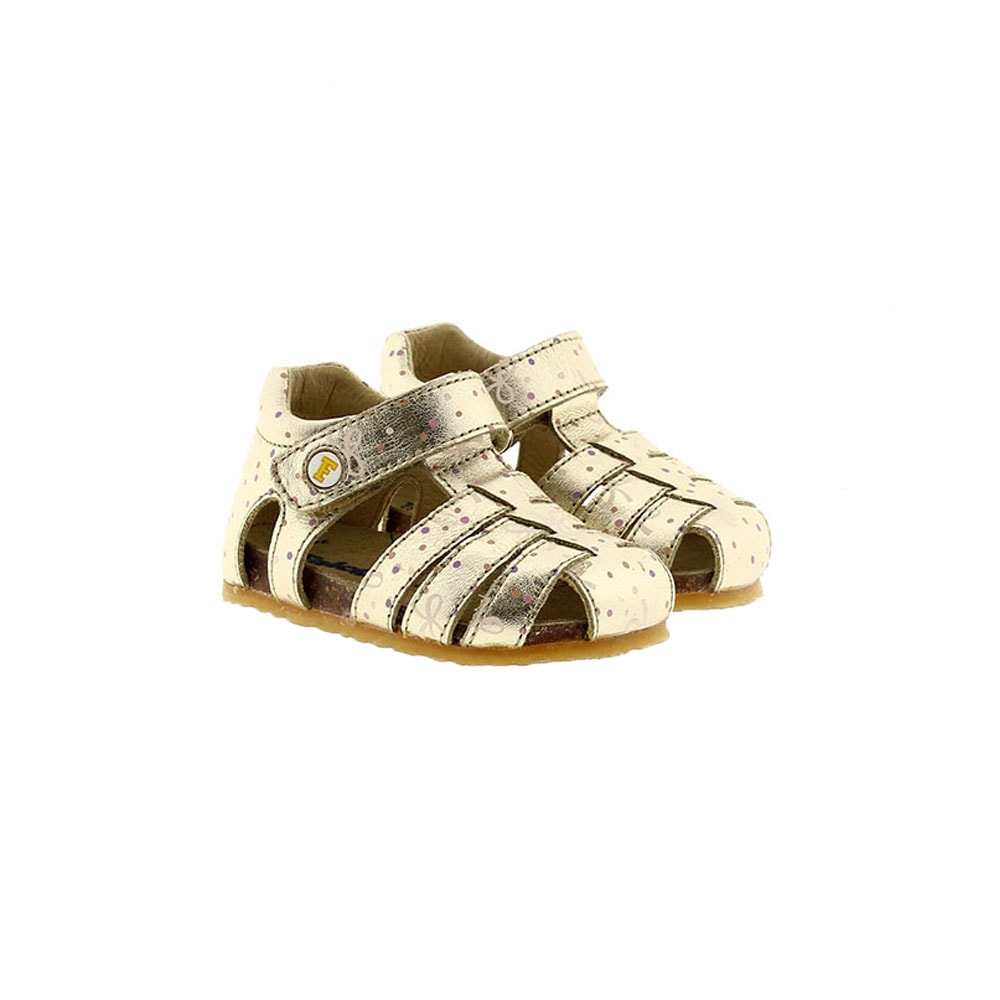 Sandalias metalizadas topos Naturino Alby