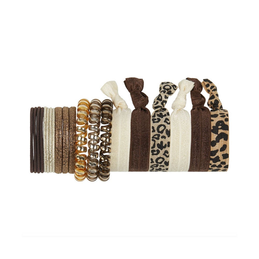 Pack varias gomas elásticas leopardo Mimi and Lula 802075-81