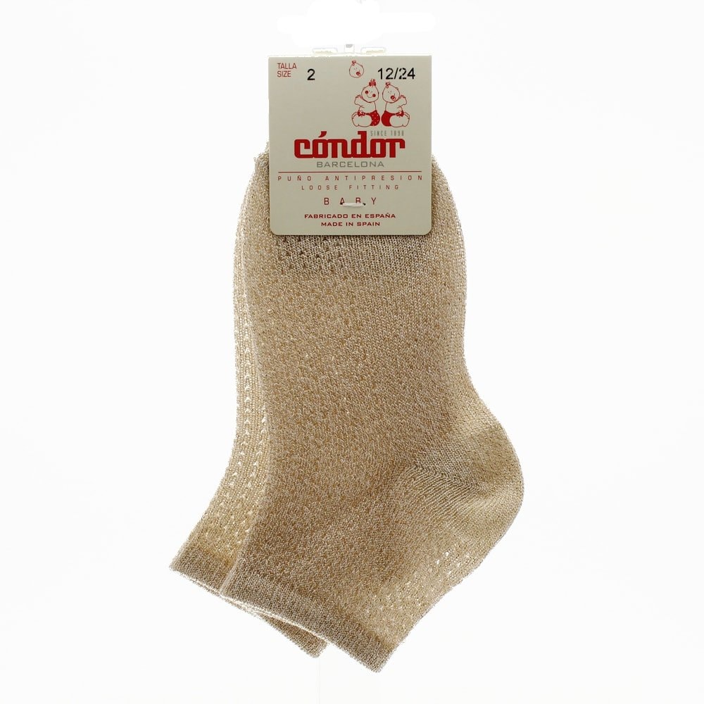 Calcetines cortos hilos metalizados Cóndor 2786/4