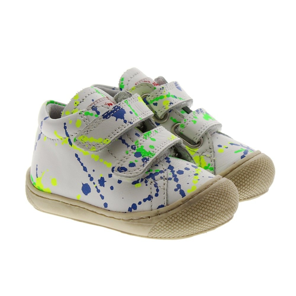 Botita velcro piel primeros pasos Falcotto 3972