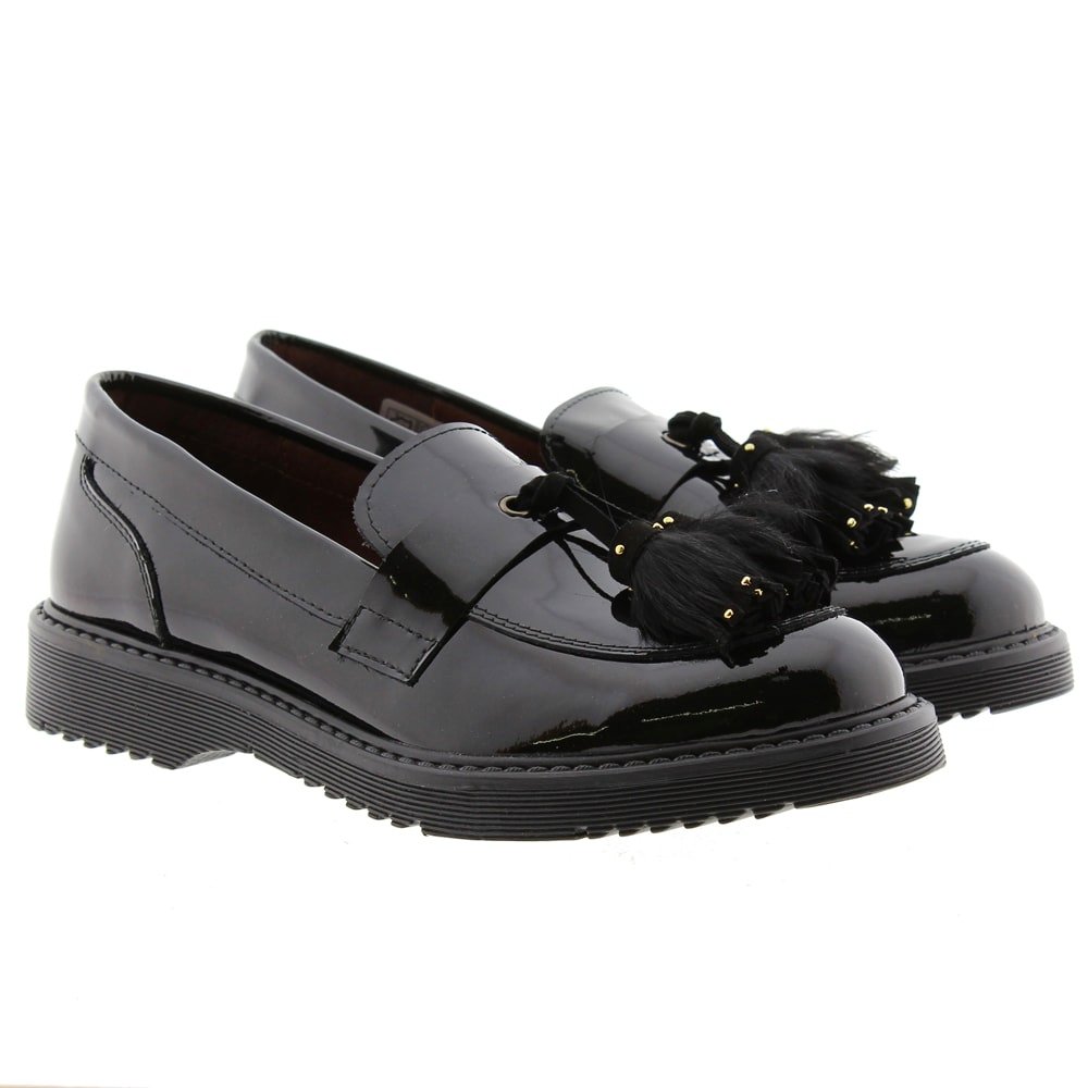 Mocasines charol borlas Clarys 5948