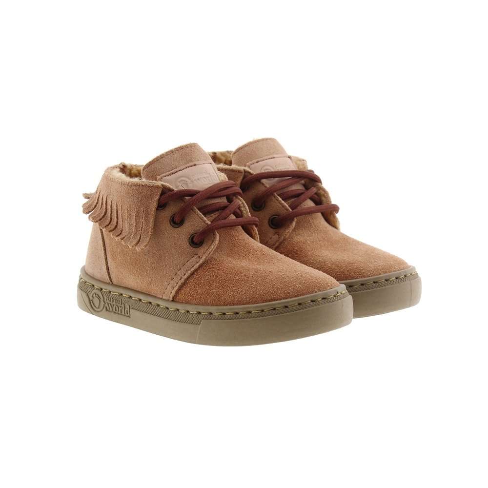 Botas flecos cordón Natural World 6924