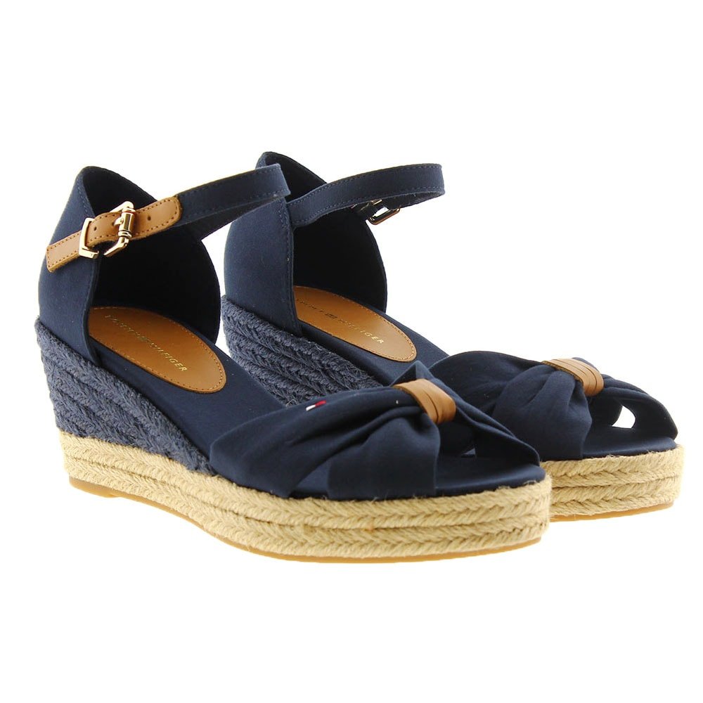 Esparteñas lona cuña cáñamo Tommy Hilfiger FW0FW04785