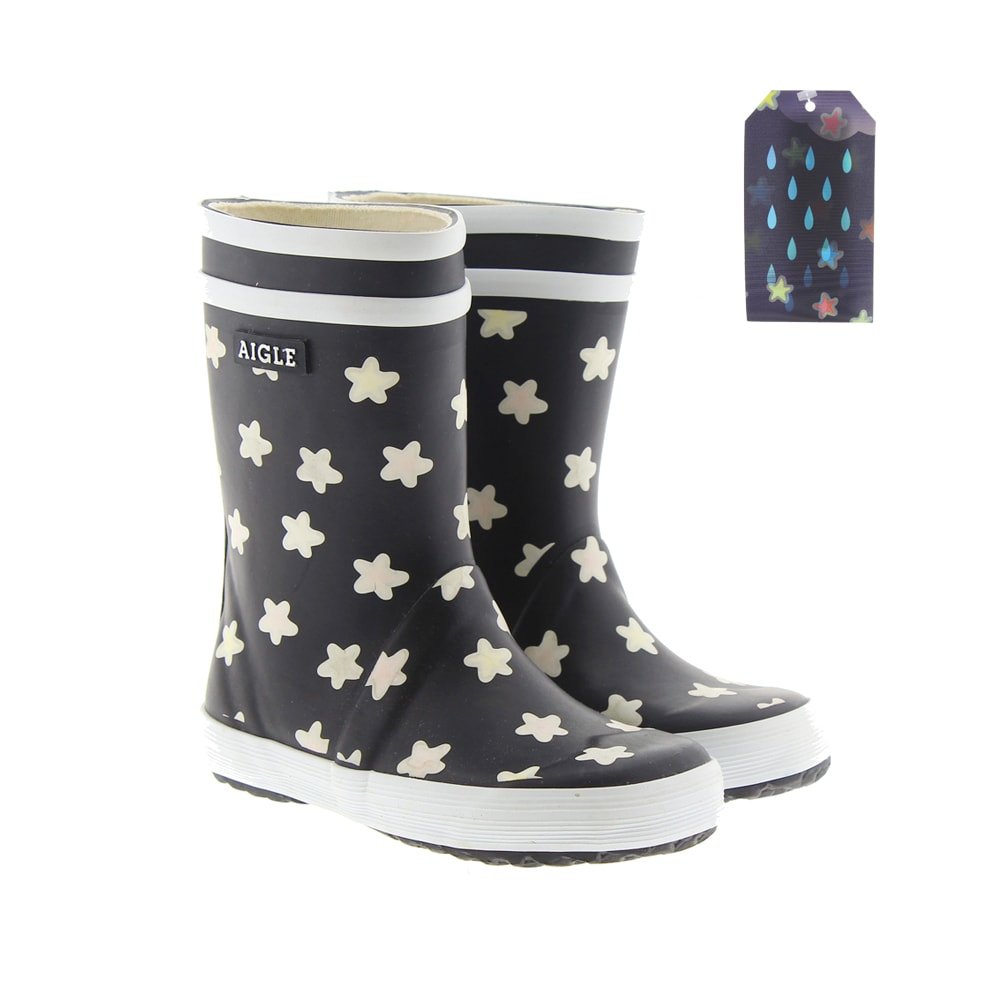 Botas agua estrellas cambian color Aigle Lolly Pop Print