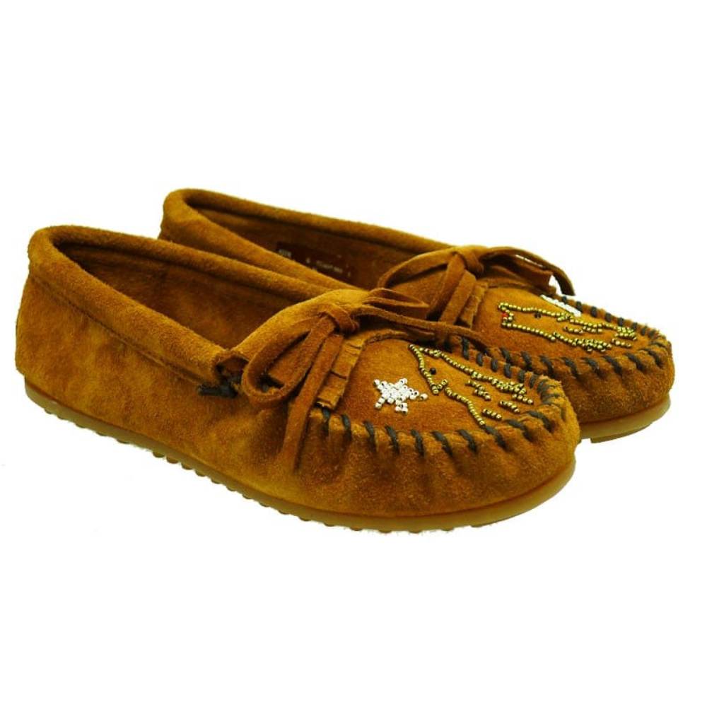 Mocasín étnico abalorios ante Minnetonka Moko Moc