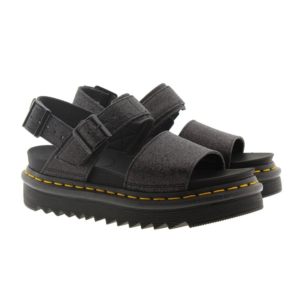 Sandalia plataforma ugly shoes Dr Martens Voss Fine Glitter