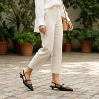 Zapato negro destalonado tacón chupete Pedro Miralles foto 5