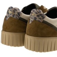 Sneakers plataforma mujer marrones IGI&CO - Altura con estilo foto 6