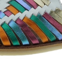 Sandalias mujer cerradas Mapache multicolor foto 7