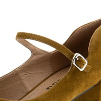 Zapatos tacón hebilla mujer Bibi Lou – Bicolor ante cómodo foto 5